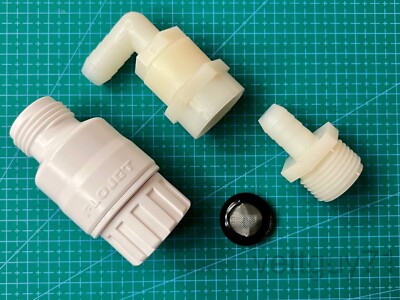 FLOJET 1750-353 Inline Water Pressure Regulator Reducer, 1/2'', 15-20PSI, NPT/FPT