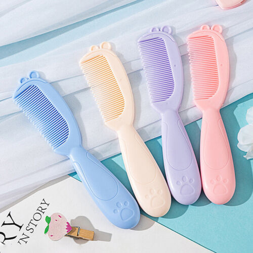 2Pcs/Set Kids Baby Hair Brush and Comb Set for Newborns & Toddlers Soft Brist-KN - Picture 1 of 16
