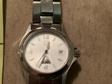 ESQ Swiss Watch Ladies Silver Dial & Band - New Battery - Runs - Beautiful Watch