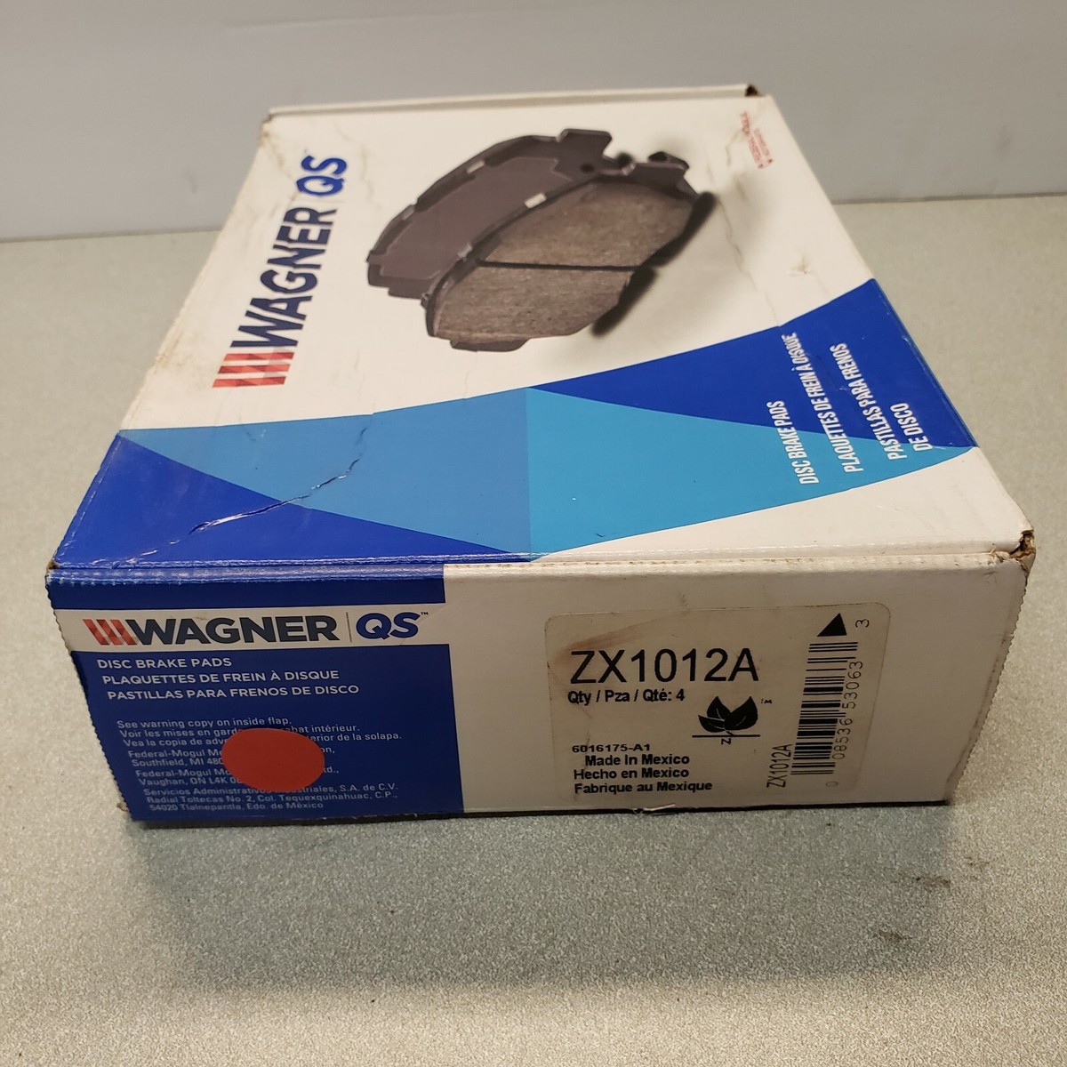 Wagner Disc Brake Pads ZX1012A Rear | eBay