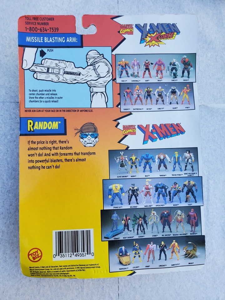 Random The Mutant Vintage 1994 ToyBiz and Marvel's The Original Mutant X-Men Random ...