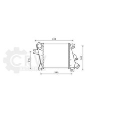 Ladeluftkühler luftgekühlt Aluminium passend für Nissan X-Trail T30