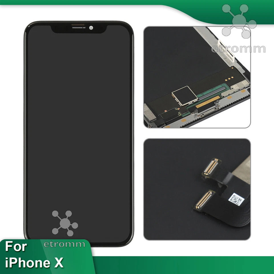 OLED iPhone X LCD Display Touch Screen Digitizer Replacement A1865 A1901 A1902 - Image 2 of 4