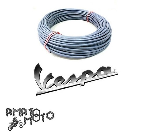 ROTOLO DI GUAINA DIAMETRO 4,5 50 METRI NERO UNIVERSALE CICLOMOTORI VESPA - Foto 11