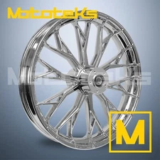 21" 21X3.5 RAIDER MAG WHEEL CHROME FOR HARLEY SOFTAIL MODELS FRONT RIM