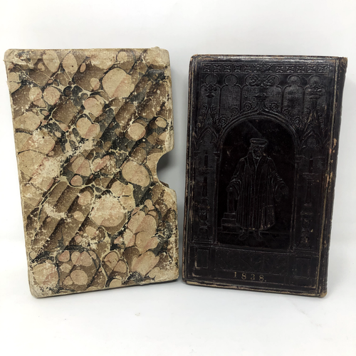 Antique German Hymnal Book Christian Protestant Church 1836 W/Book Slip Bavarian - Picture 2 of 24