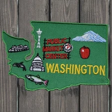 Washington Embroidered Patch — Iron On