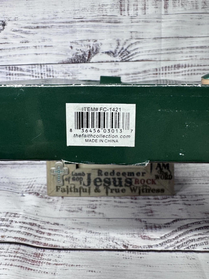 Religious Stone/Resin Standing Picture Frame 6”x4” CHRISTIAN  - Image 2 of 4