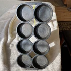 GRISWOLD slant NO 8 GEM PAN p/n 946 Variation 5 Scarce Muffin Pan Cast Iron Rare