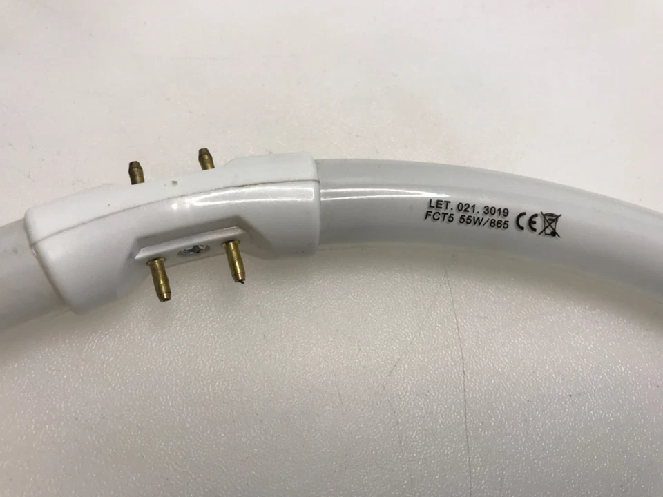 Pack of 3 x L.E.T 55w 4-Pin FCT5 865 Circular Fluorescent Tube Lamp 300mm (174) - Image 4 of 4