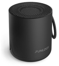 FUNLOGY Portable Mini2 Bluetooth Speaker, Wireless Speaker Black