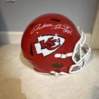 Will Shields Kansas City Chiefs Signed Football Helmet full size replica HOF