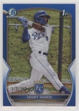 2023 Bowman Chrome Prospects Blue Refractor 110/150 Henry Ramos #BCP-96 4k8