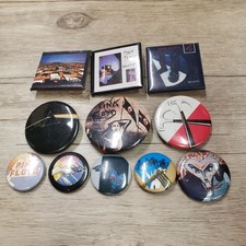 Vintage Pink Floyd Pinback Button Lot 11 Canada 1980s Album Art Rock Band Pins