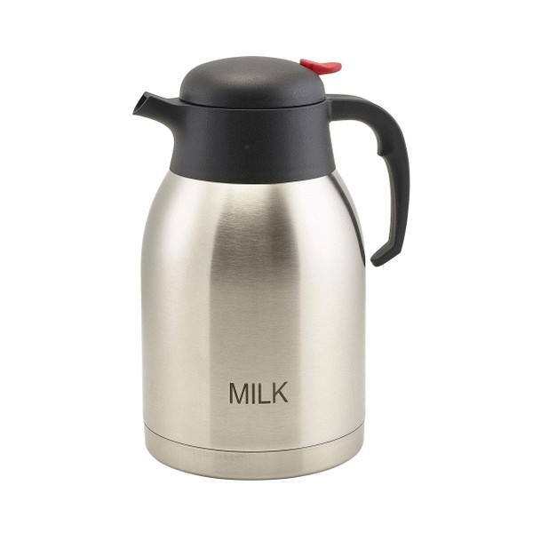 GenWare Vacuum Jug Stainless steel Serving Beverages Milk Inscribed Jug 2.0L