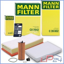 MANN-FILTER KIT FILTRE À HUILE AIR HABITACLE POUR AUDI Q7 4L 3.0 TDI QUATTRO15