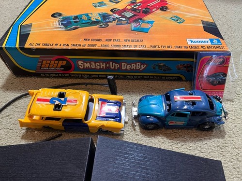 Vintage 1973 Kenner SSP Smash Up Derby VW Buggem & Tough Tom Truck Awesome Box! - Picture 2 of 11