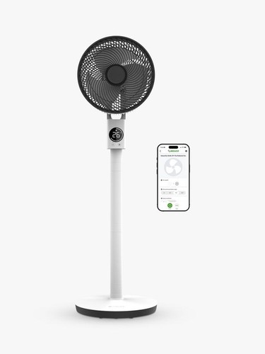 Meaco Sefte 10" Pro Pedestal Air Circulator Fan White [Defect/Scuffs/No Remote]