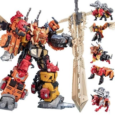 Jinbao Predaking Bruticus 5in1 Transforming Combiner Robot Action Figure Toy