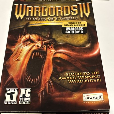 Ubisoft Computer Game Warlords IV - Heroes of Etheria VG+/NM