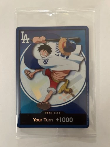 2026 One Piece Promo Dodgers x One Piece Night Monkey D Luffy PSA 10