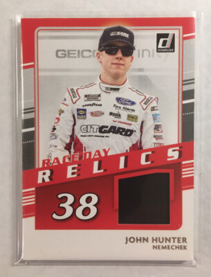 2021 Donruss Racing John Hunter Nemechek #RDR-JN Race Day Relics