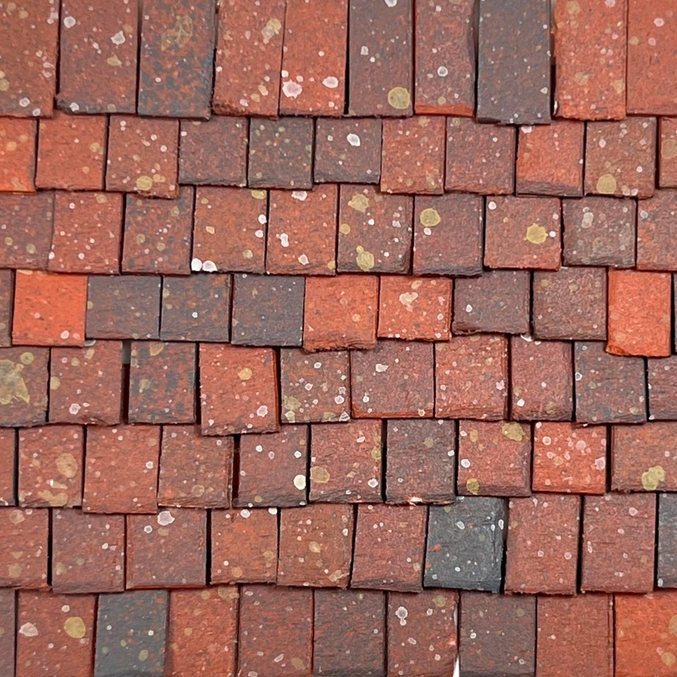 Escala 1:48 0 - Modelo de tren de terracota desgastado diorama techo + azulejos pizarras Foto 2 de 4