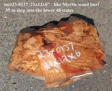 Myrtle Burl Slab | DIY Crafts | Epoxy Idea | MRT23-0137