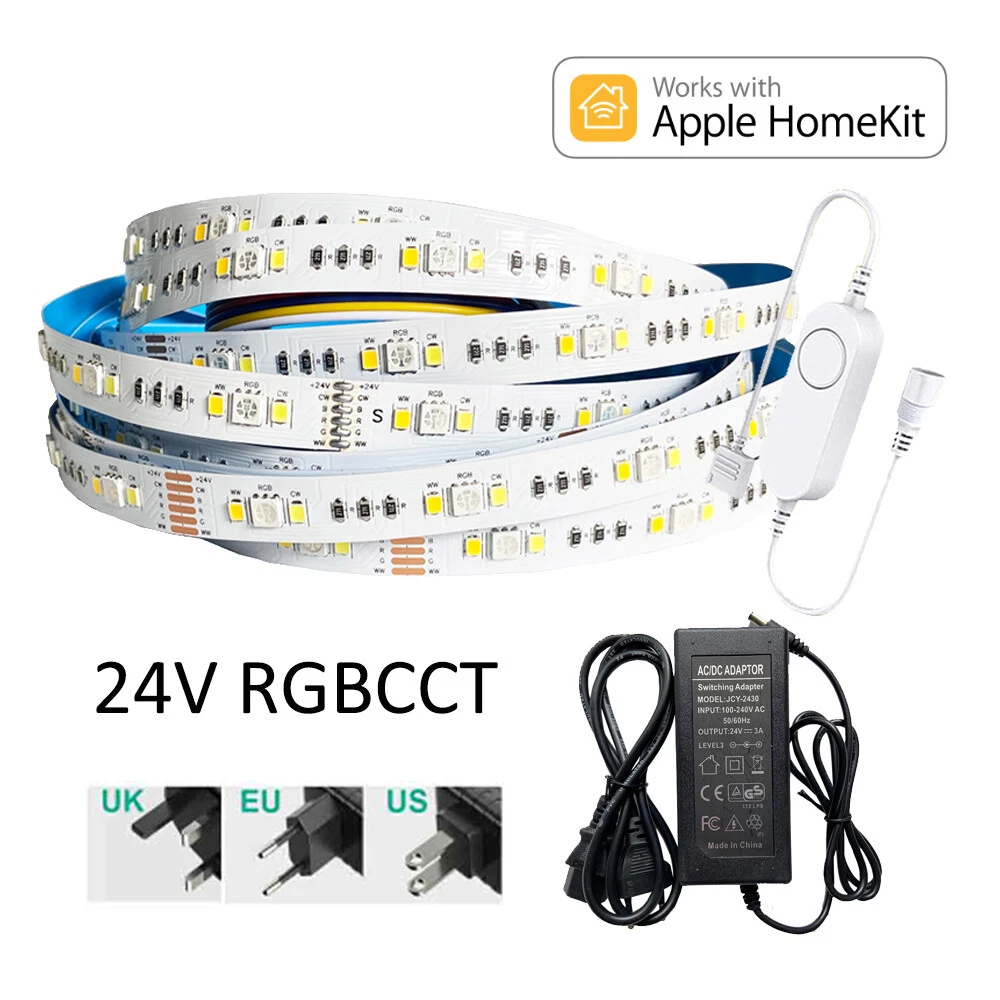 CCT LED Strip Controller with Wireless Remote for Warm White