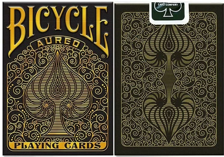 1 DECK Bicycle Aureo BLACK playing cards FREE USA SHIPPING eBay