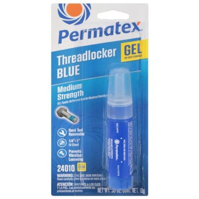 Permatex Blue Medium Strength Threadlocker Gel 10g Twist Applicator Sealant