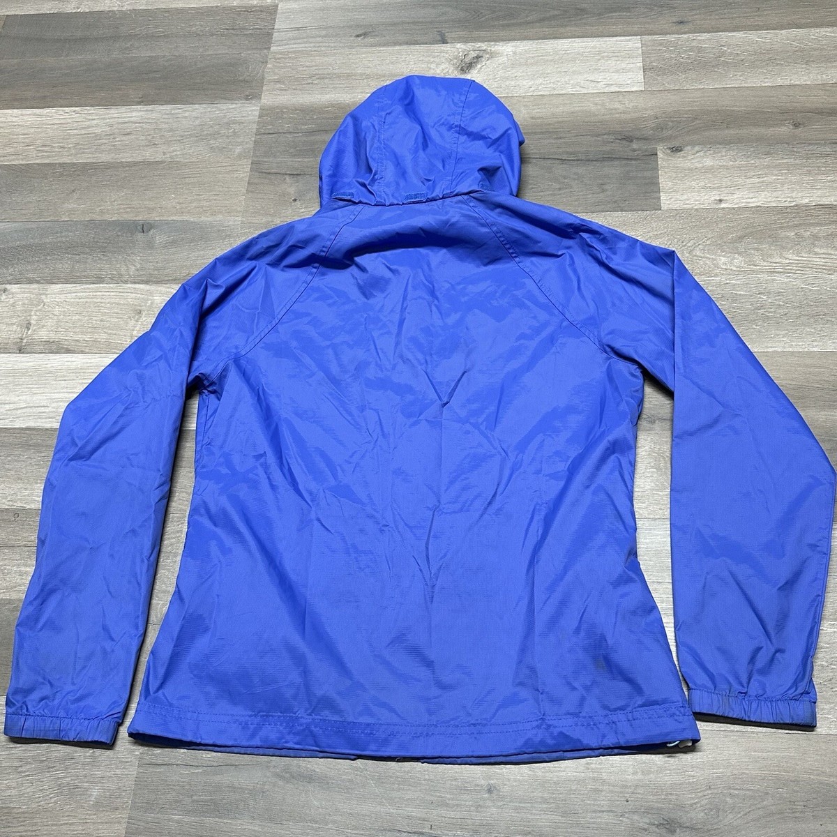 LL Bean Women's Windbreaker Rain Jacket Blue Full Zip Hooded LL Bean Women's Windbreaker Rain Jacket Blue Full Zip Hooded