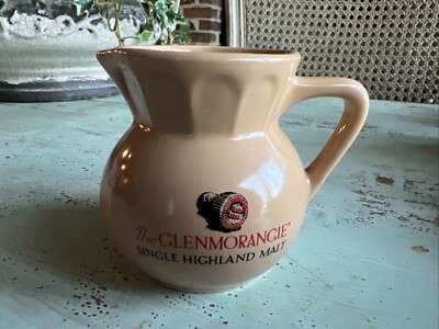 The Glenmorangie Single Highland Malt Small Earthenware  Mini Pitcher 3'' Tall