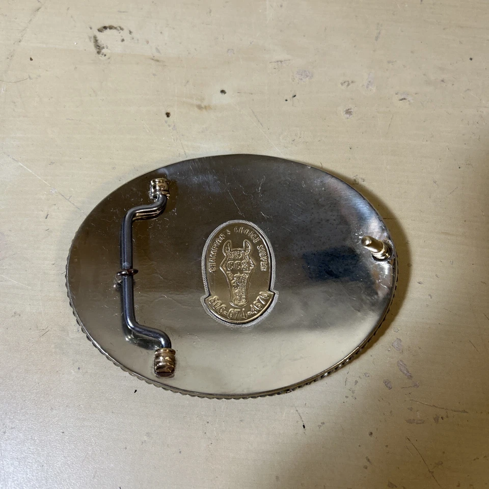 De colección Raro Hebilla Arcacontinental CocaCola Champion Choice Premio de Plata Foto 2 de 3