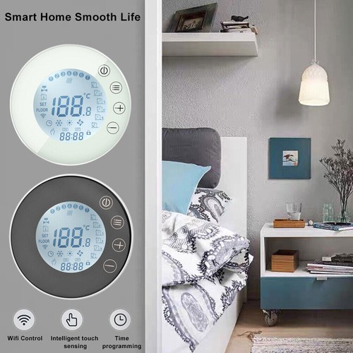 Termostato Smart Digitale Wireless WiFi Programmabile Display LCD Alexa Google - Foto 3 di 21