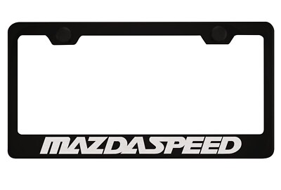 Black License Plate Frame for Mazdaspeed
