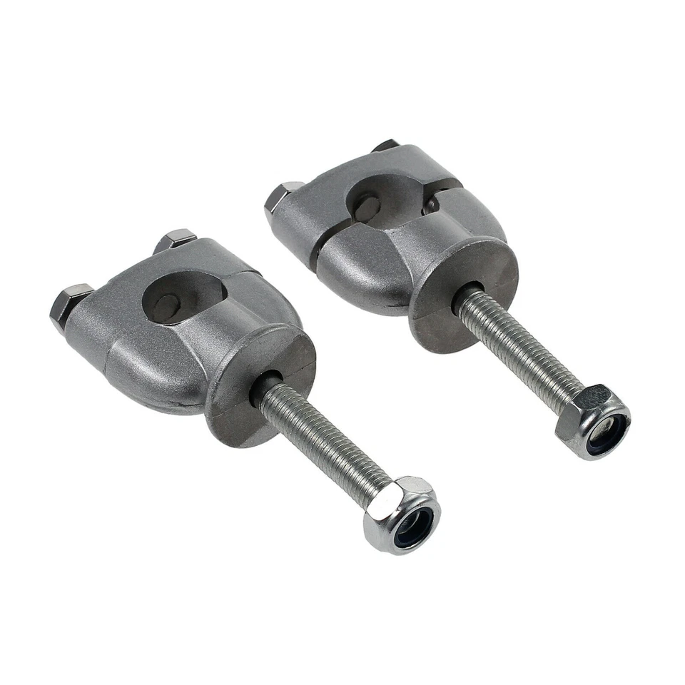 Par de elevadores de manillar de motocicleta de 7/8"" 22 mm Kit de barra de abrazadera Manillar de montaje en metal Foto 4 de 4