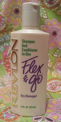 1 Bottle Revlon Flex & Go Shampoo and Conditioner In One for Dry/Damaged Hair