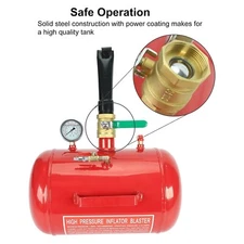5 Gallon Air Tire Bead Seater Blaster Tool Seating Inflator Truck ATV 145PSI Red