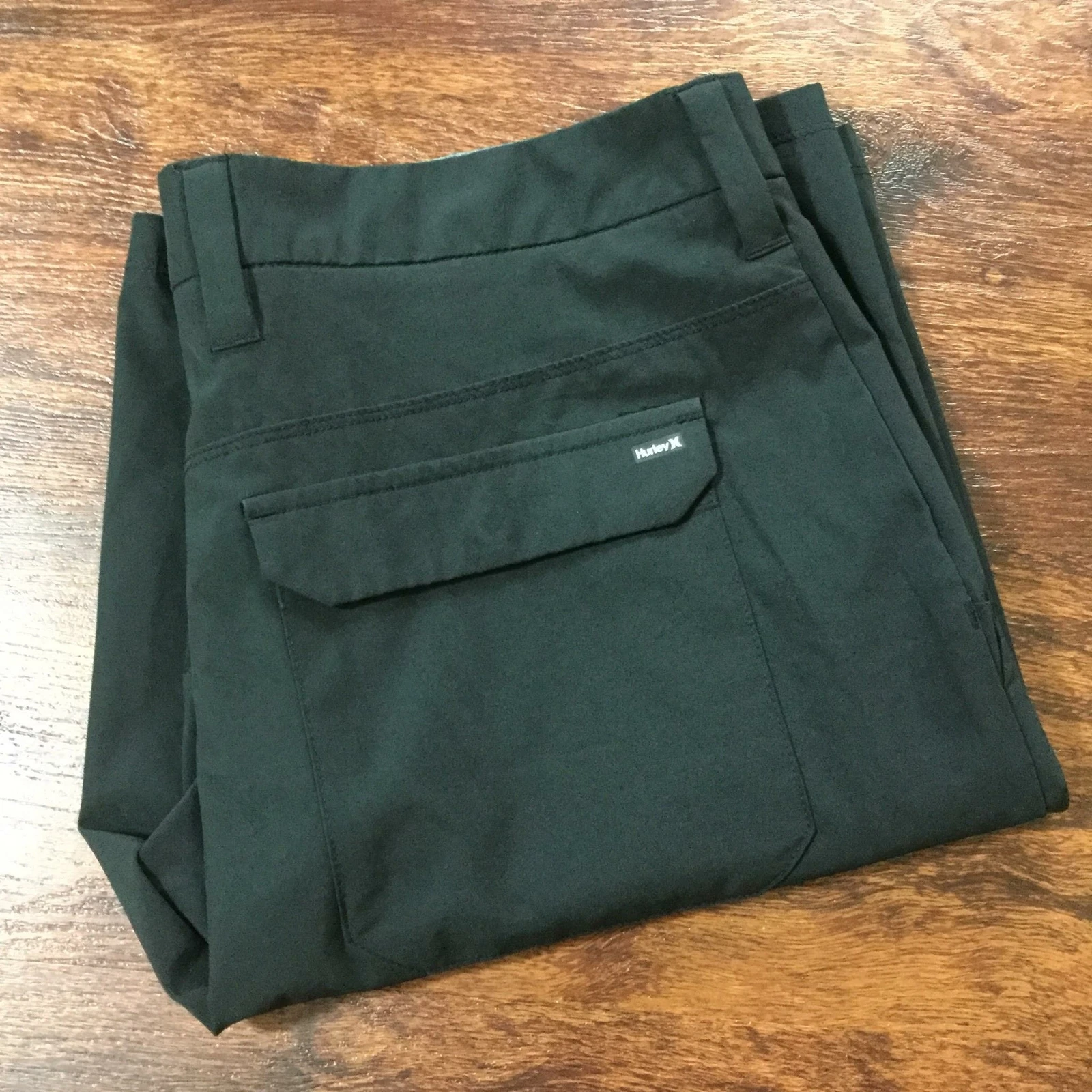 HURLEY Classic Fit Black Casual Chino Shorts Men's Size 30 Waist