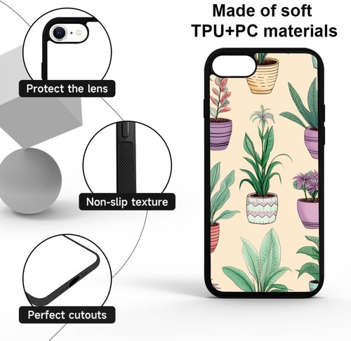 For iPhone 11 12 13 14 Pro Max charming flowers tiny garden Dust Resistant - Picture 18 of 25