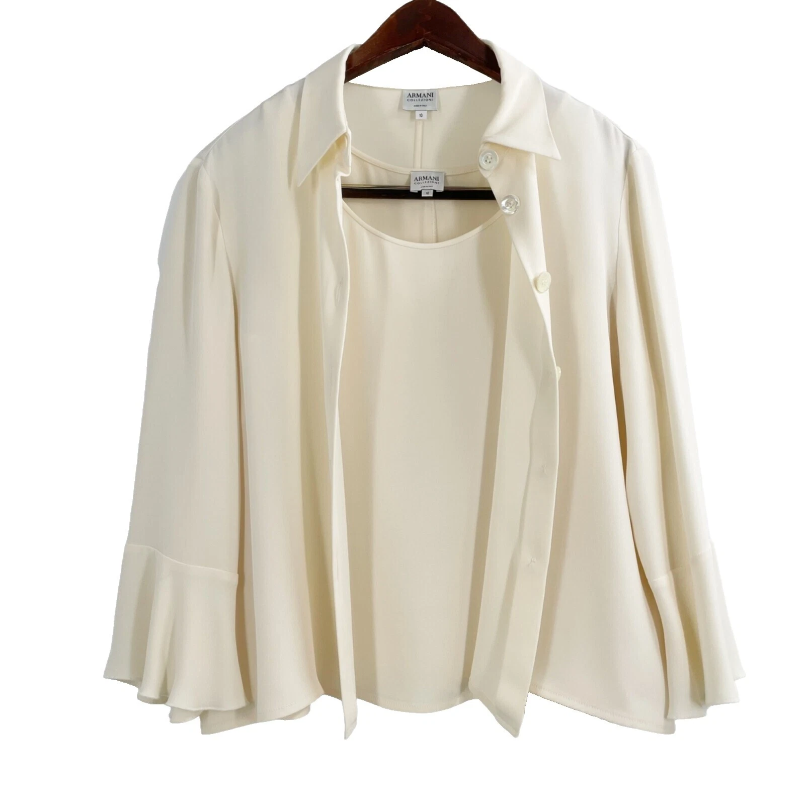 Mescla de Seda Armani Collezioni roupas para mulheres