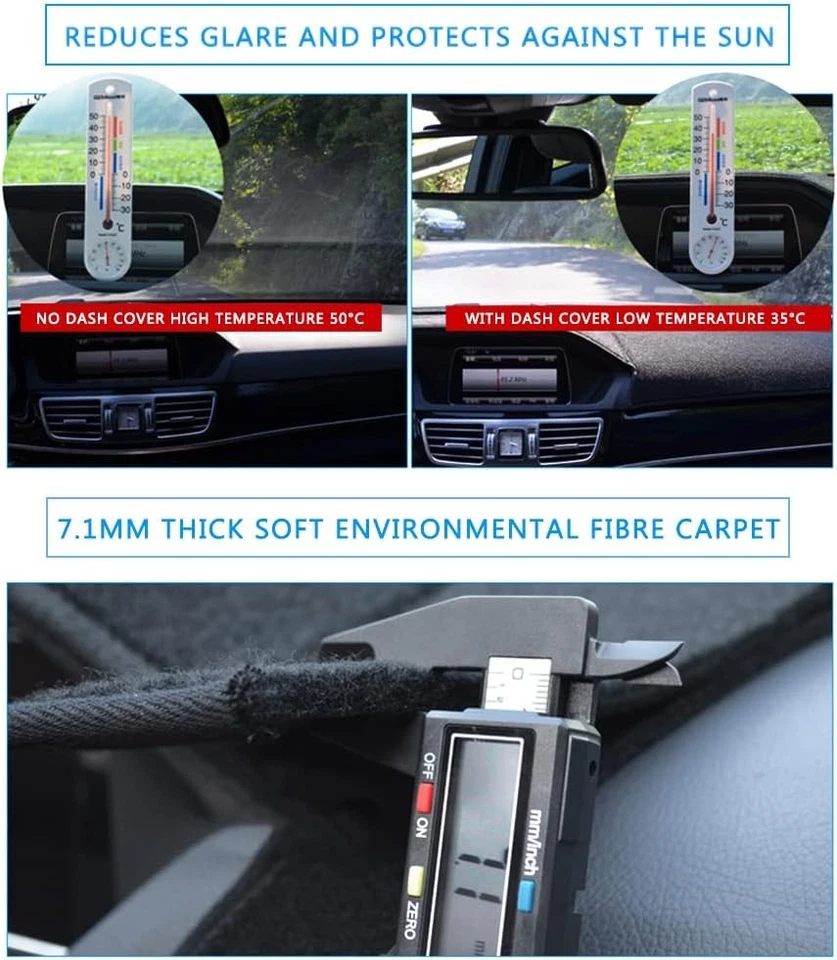 Alfombrilla para salpicadero de coche para Toyota 4Runner 1989-1995 Foto 4 de 4