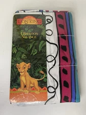 Vintage Disney The Lion King Simba Balloon Window Valance 80 x 14” NEW NOS