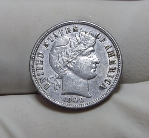 1909-O Barber Dime — photo from the most recent tracked eBay sale