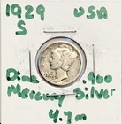 1929-S Mercury Silver Dime G/VG - Better Semi Key Date - 4.7m