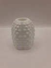 Vintage White/Milk Glass Hobnail Glass Fairy Lamp Candle Holder TOP ONLY