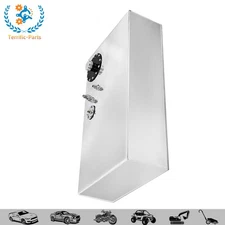 54L 17-Gallon Aluminum Street Rod Fuel Cell Gas Tank w/Aircraft Cap 8AN Fittings