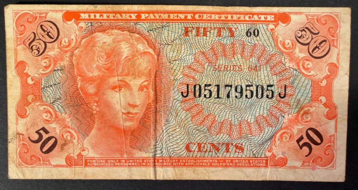 50c Denomination US Military Payment Certificates for sale | eBay