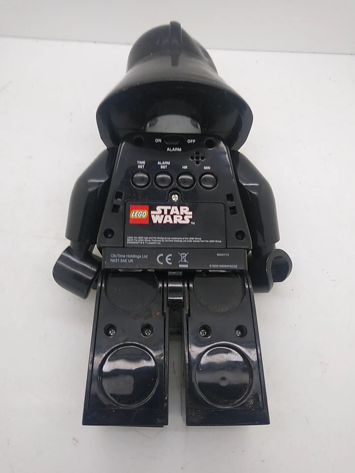 LEGO Star Wars Darth Vader Minifigure Alarm Clock - 2010 Release - Tested Works - Image 3 of 4